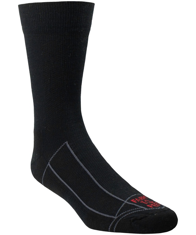 Mi-chaussettes sport 3/4 Farm to Feet à rembourrage léger pour hommes, Greensboro