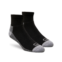 Matrix Chaussettes de sport un quart pour hommes, paquet de 2&nbsp;paires Front_Angled_Right