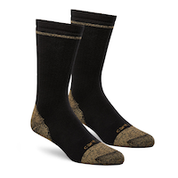 Carhartt Men's Midweight Cotton Blend Steel Toe Crew Work Sock - 2-Pack Front_Angled_Right
