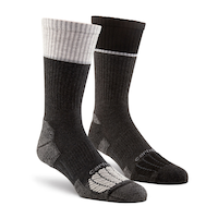 Carhartt Men's 2 Pack Midweight Steel Toe Fast Dry Crew Work Socks Front_Angled_Right