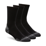 Carhartt Men's Midweight Cotton-Blend Crew Work Socks - 3-pack Front_Angled_Right