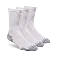 Carhartt Men's Midweight Cotton-Blend Crew Work Socks - 3-pack