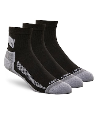Carhartt Force Midweight Chaussettes de travail de quartier - 3-Pack pour homme