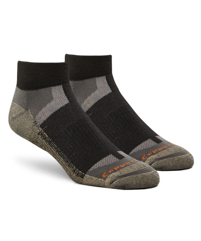 Socquettes de randonnée toutes saisons avec technologie Moisture Guard pour hommes, paquet de 2 paires, Copper Sole