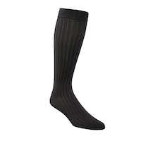 Wel-max Men's Bioceramic Low Compression Ribbed Casual Socks Front_Three_Fourths_Angled_Right