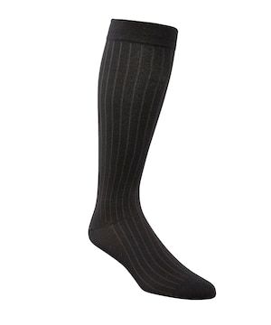 Chaussettes décontractées côtelées à faible compression avec technologie Bioceramic pour hommes, Wel-max