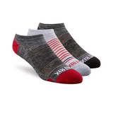 Socquettes Matrix FRESHTECH QUAD COMFORT pour hommes, paquet de 3&nbsp;paires Front_Three_Fourths_Angled_Right