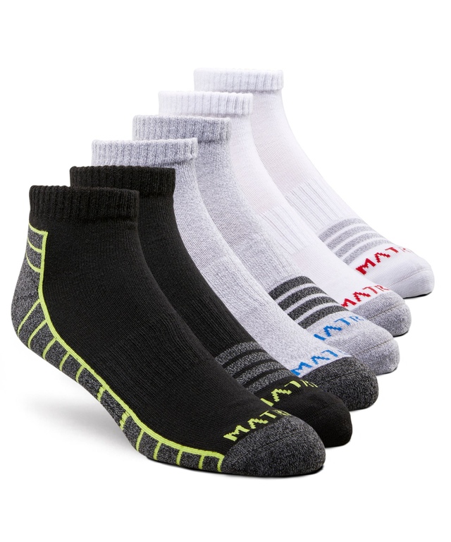 Matrix Men's FreshTech® Low Cut Sport Socks Front_Three_Fourths_Angled_Right