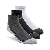 Chaussettes sport basses pour hommes, Matrix, paquet de 3&nbsp;paires Front_Three_Fourths_Angled_Right