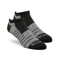 Chaussettes de randonnée invisibles avec Omni-Wick pour hommes, Columbia, paquet de 2 paires Front_Three_Fourths_Angled_Right