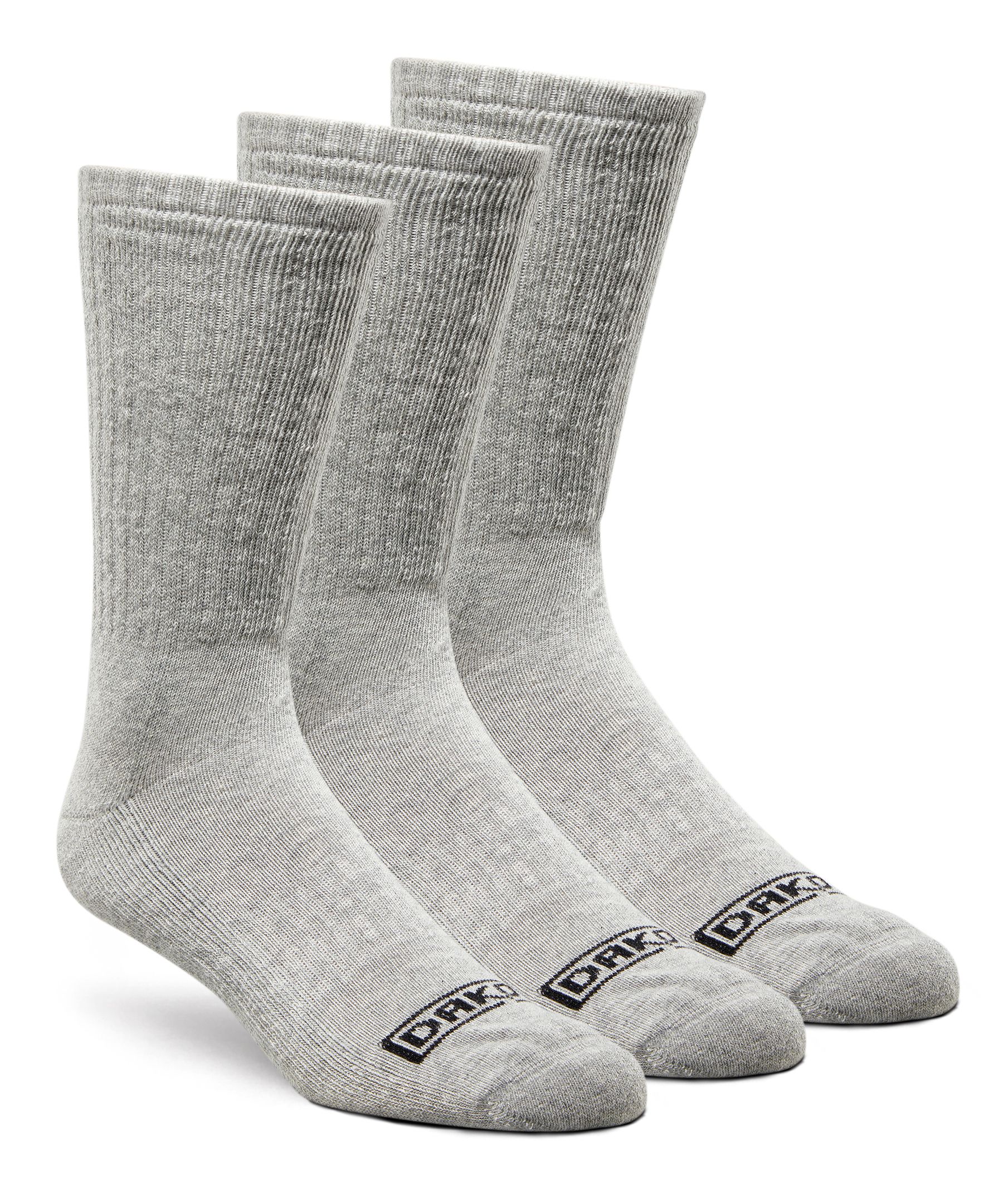 Dakota WorkPro Series Men's 3 Pack Cotton Blend Work Socks with Cushioned Sole