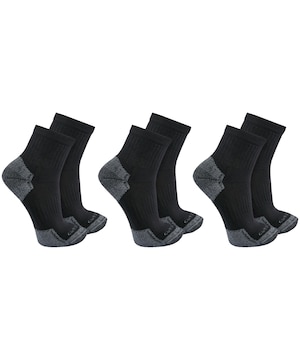Men's Midweight Quarter Cut Work Socks