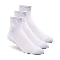 Men's 3 Pack Quarter Crew Sport Socks