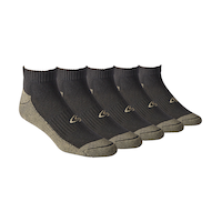 Copper Sole Men's 4+1 Bonus Pack Moisture Guard Low Cut Sport Socks Front_Angled_Right