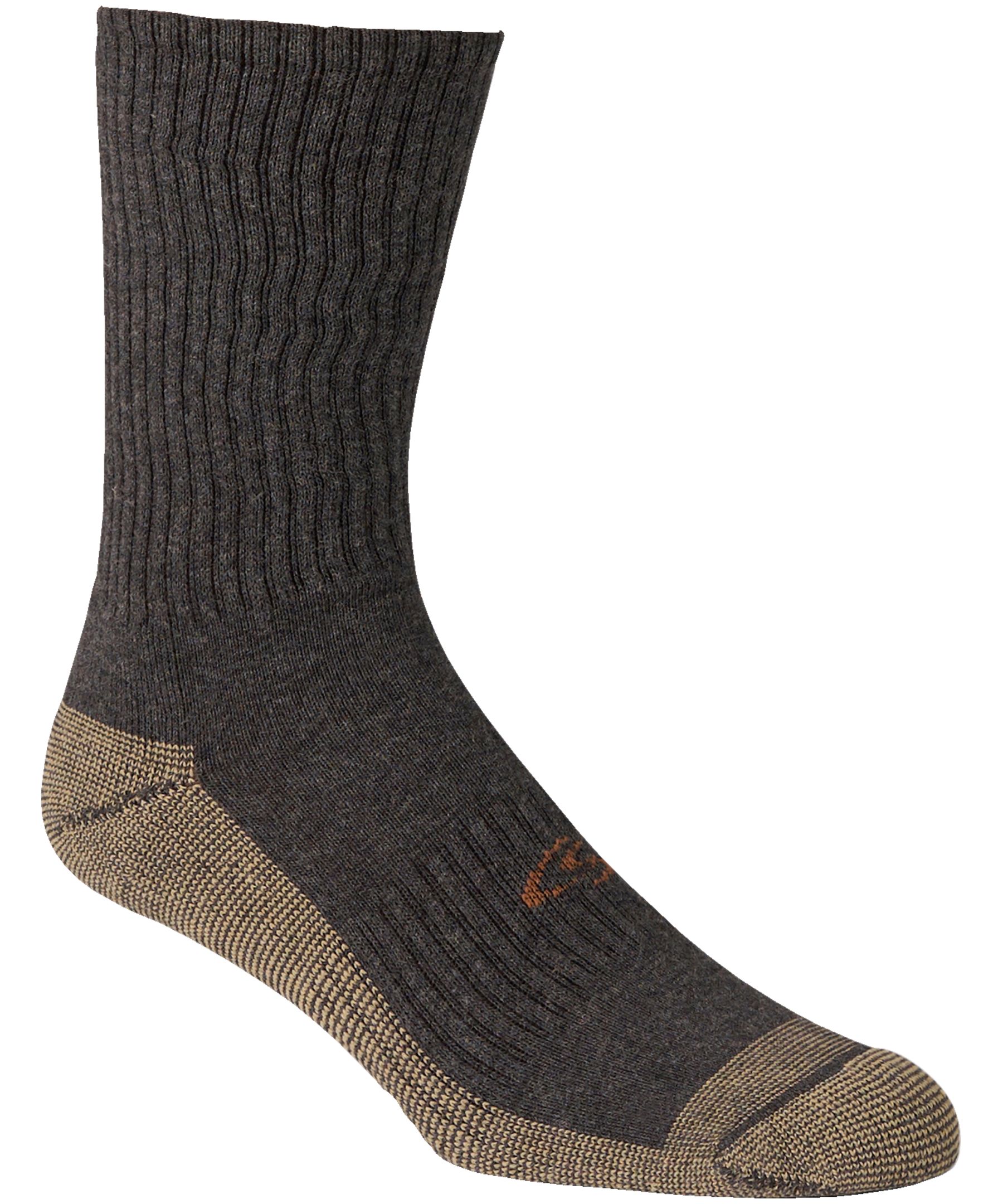 Copper Sole Men's 4-Pack Moisture Guard Athletic Crew Socks
