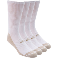 Copper Sole Men's 4-Pack Moisture Guard Athletic Crew Socks
