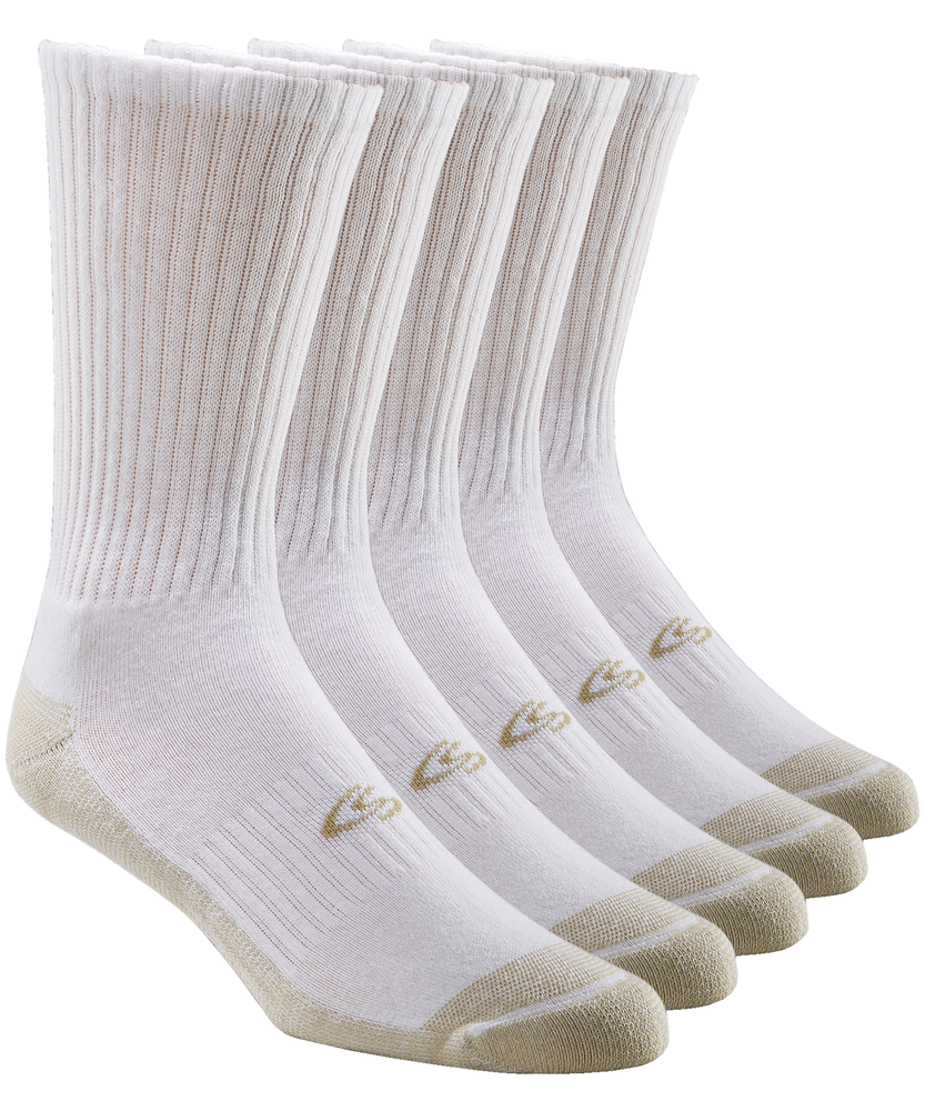 Copper Sole Men s 4 1 Bonus Pack Moisture Guard Crew Sport Socks