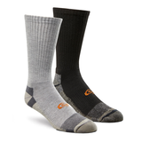 Chaussettes de travail légères pour bottes à embout d'acier avec Moisture Guard pour hommes, Copper Sole, paquet de 2&nbsp;paires Front_Three_Fourths_Angled_Right