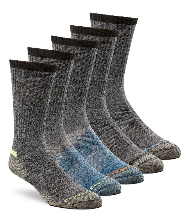 Mi-chaussettes de sport avec Moisture Guard pour hommes, Copper Sole, Extreme, paquet de 5 paires Front_Three_Fourths_Angled_Right