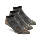 Copper Sole Men's 4 Pack Ankle Socks with Moisture Guard
