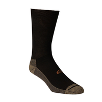 Copper Sole Men's 2-Pack Non Binding Flat Knit Socks