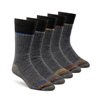 Copper Sole Mens' 5 Pack Thermal Work Socks
