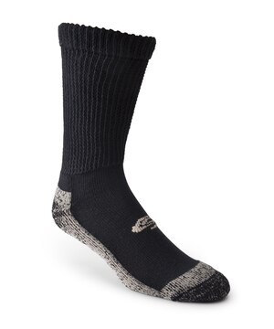 Mi-chaussettes sans compression avec cuivre pour hommes, paquet de 2 paires, Copper Sole