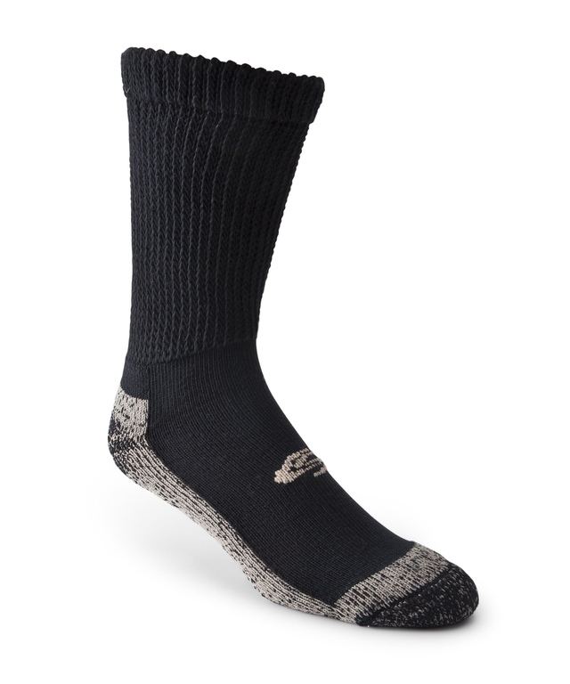 Mi-chaussettes sans compression avec cuivre pour hommes, paquet de 2 paires, Copper Sole