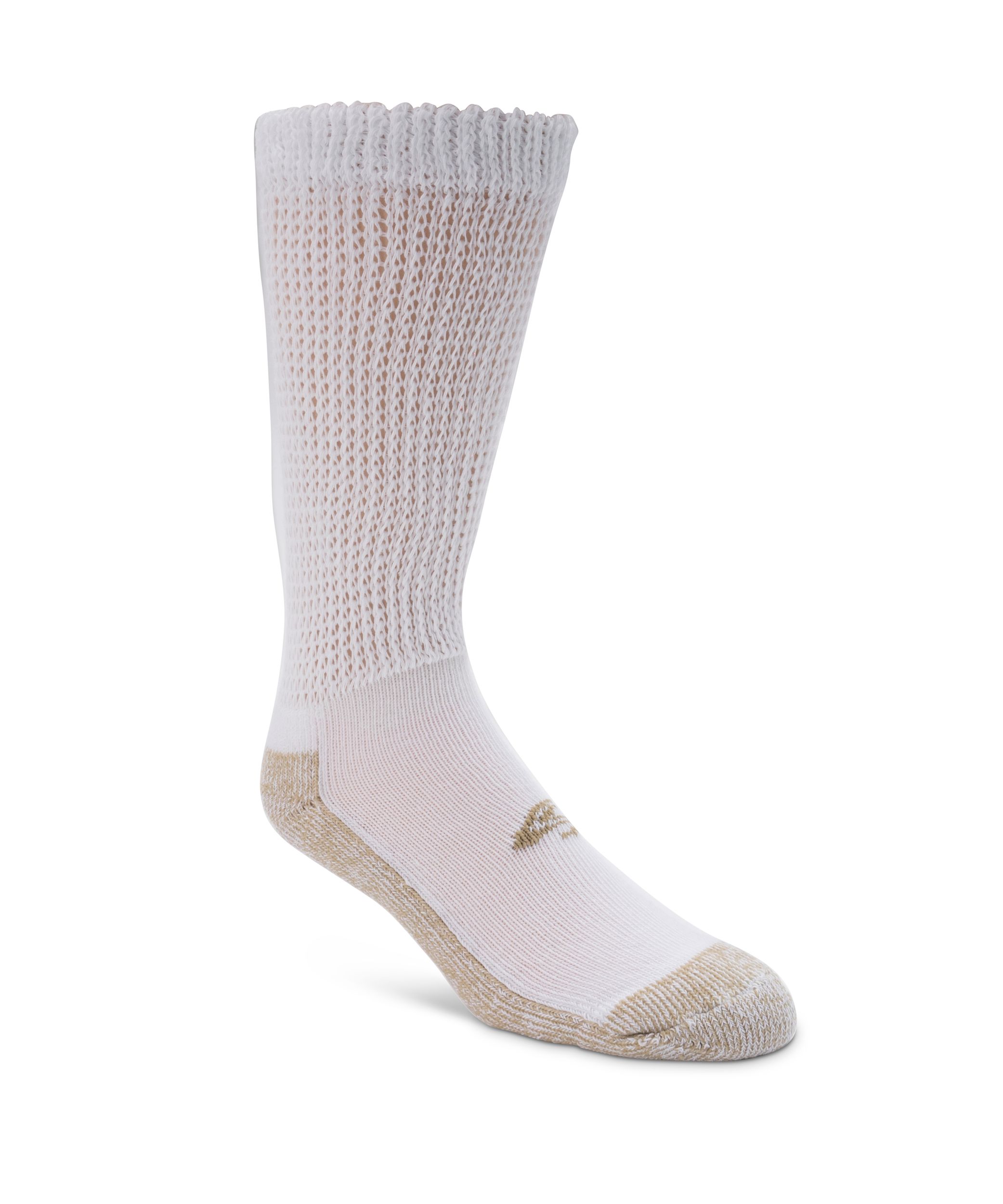 Mi-chaussettes sans compression avec cuivre pour hommes, paquet de 2&nbsp;paires, Copper Sole