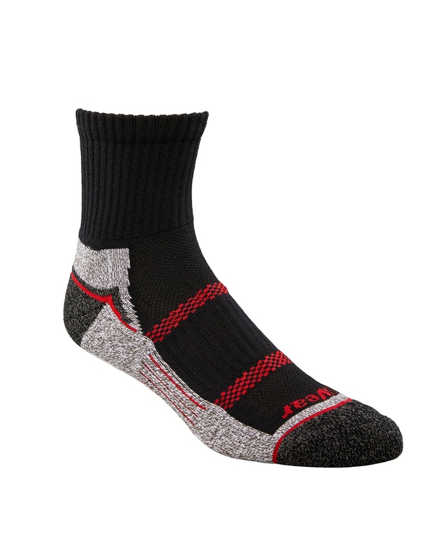 Matrix Men's driWear Quarter Crew Sport Socks Marks