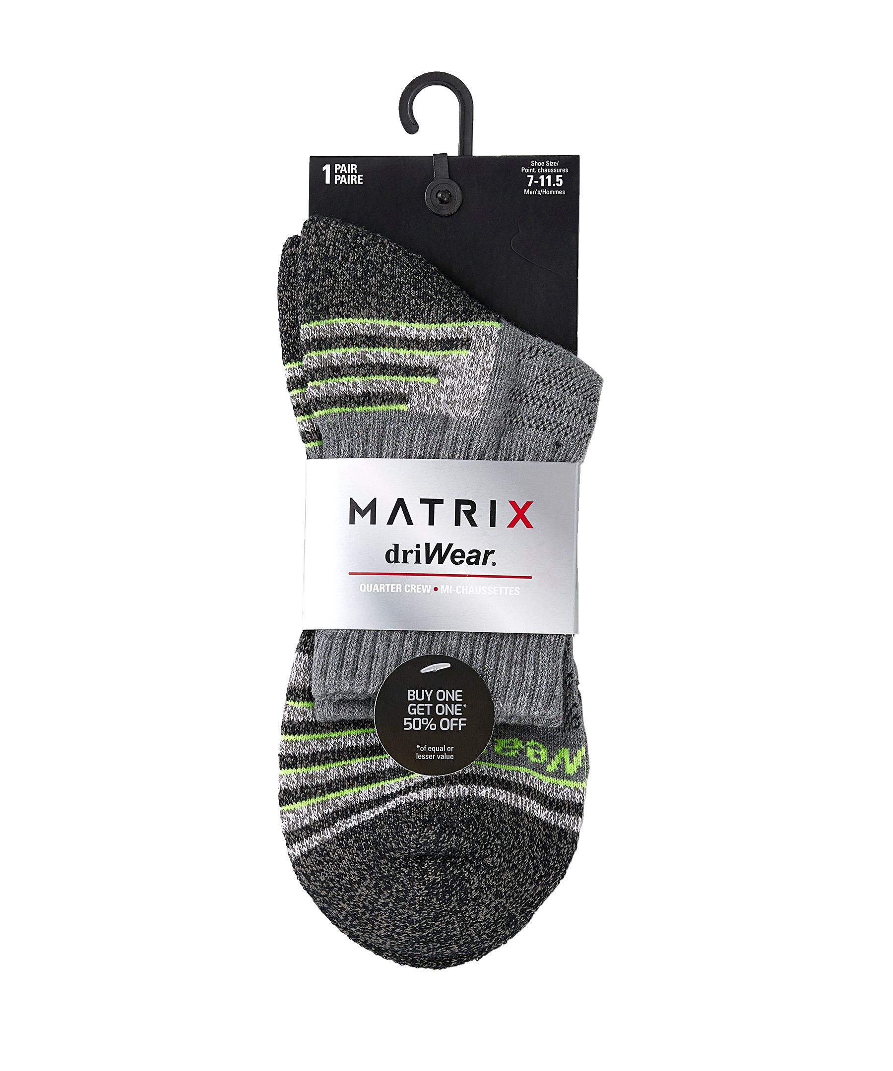 Matrix Men's FreshTech® Low Cut Sport Socks