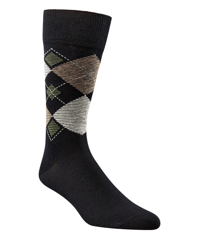Denver Hayes Men's Novelty Pattern Casual Crew Socks Marks