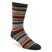 WindRiver Men's T-Max Heat Striped Thermal Boot Socks