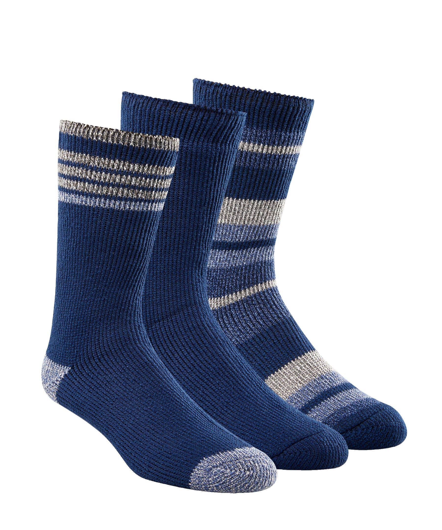 WindRiver Men's 3 Pack Below Zero Wool And Nylon Socks