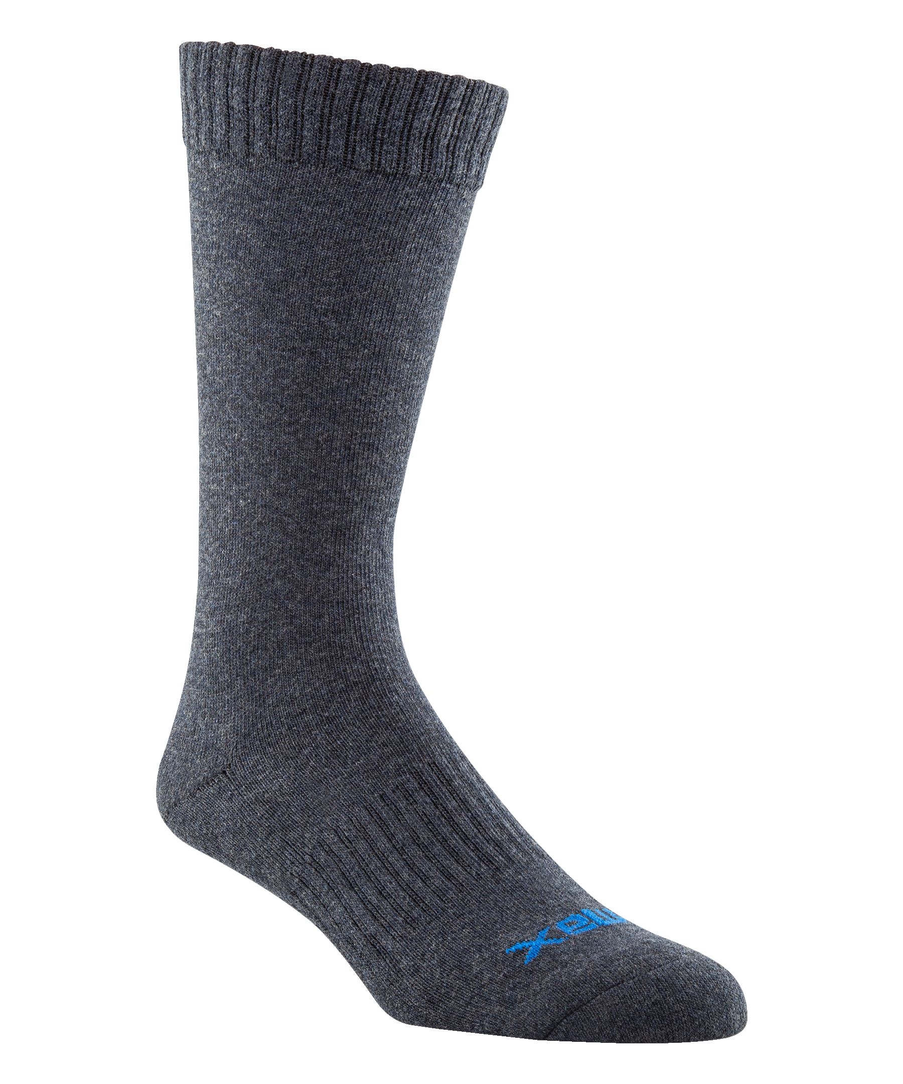 Chaussettes décontractées WindRiver T-MAX à dessous rembourrés pour hommes, paquet de 2&nbsp;paires