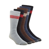 Copper Sole Men's 5 Pack Work Crew Socks Front_Angled_Right