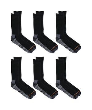 Merrell Men''s Work Crew Sock 6-pk