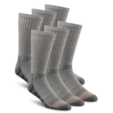 Mi-chaussettes de travail de tous les jours pour hommes, Merrell, paquet de 6 paires Front_Angled_Right
