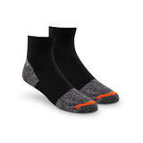 Mi-chaussettes à pointe sécuritaire en coton pour hommes, Merrell, paquet de 2&nbsp;paires Front_Angled_Right