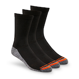 Mi-chaussettes de travail légères pour hommes, Merrell, paquet de 3 paires Front_Angled_Right