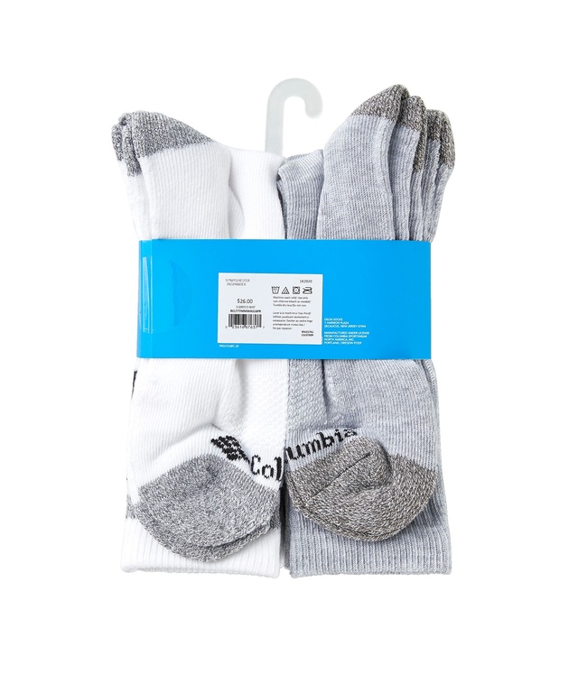 Columbia Men's 6Pack Sport Crew Socks Marks