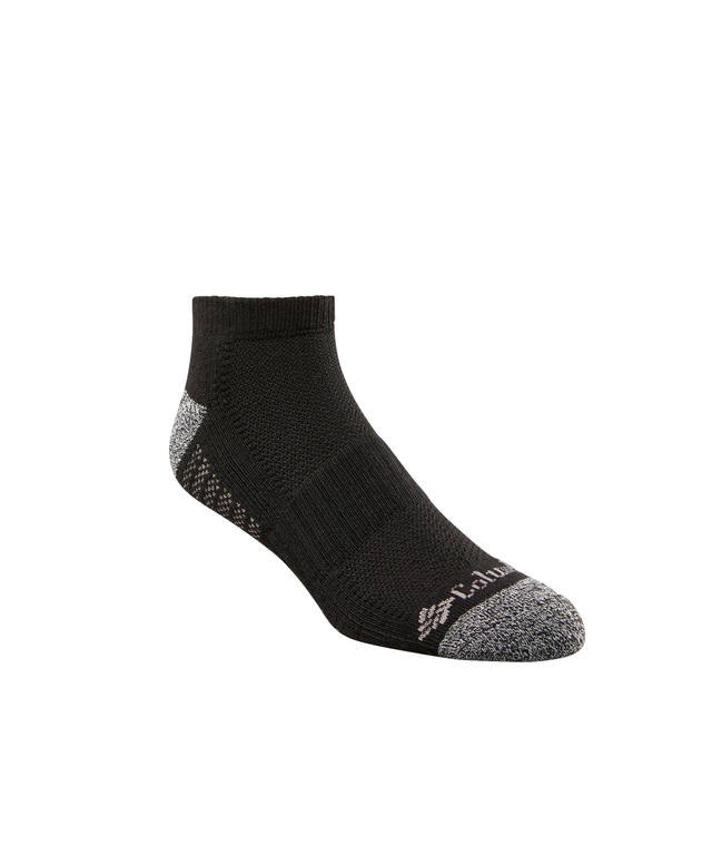 Chaussettes sport basses pour hommes, Columbia, paquet de 6 paires Front_Angled_Right