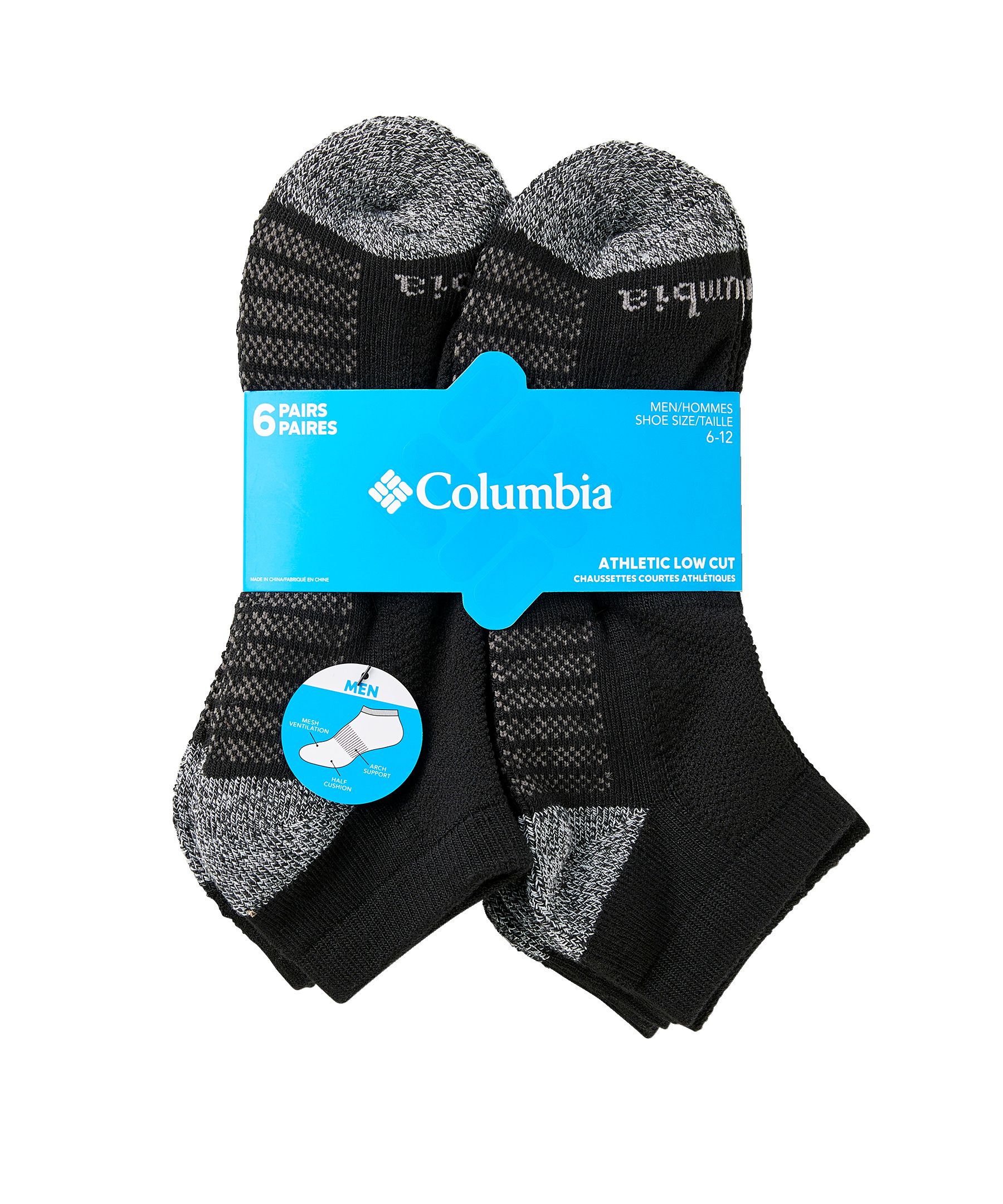Women's Low Cut Ankle Socks - 6 To 12 Pairs Assorted Styles, Cotton Blend Size 9-11