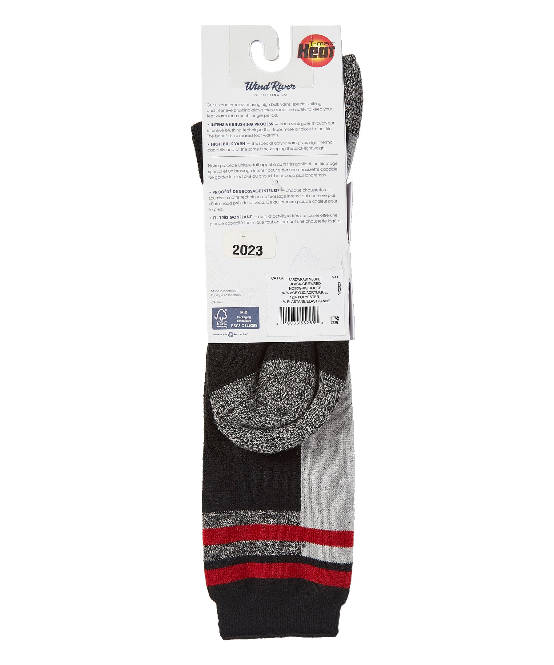 Chaussettes pour bottes T-MAX Heat Super Lite pour hommes, WindRiver