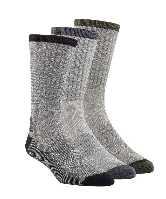 Chaussettes isothermes pour bottes pour hommes, paquet de 3, série WorkPro, Dakota Front_Angled_Right