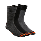 Merrell Men's Wool Crew Work Socks, 3 Pack Front_Angled_Right