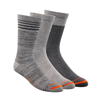 Mi-chaussettes de travail en laine pour hommes, Merrell, paquet de 3&nbsp;paires