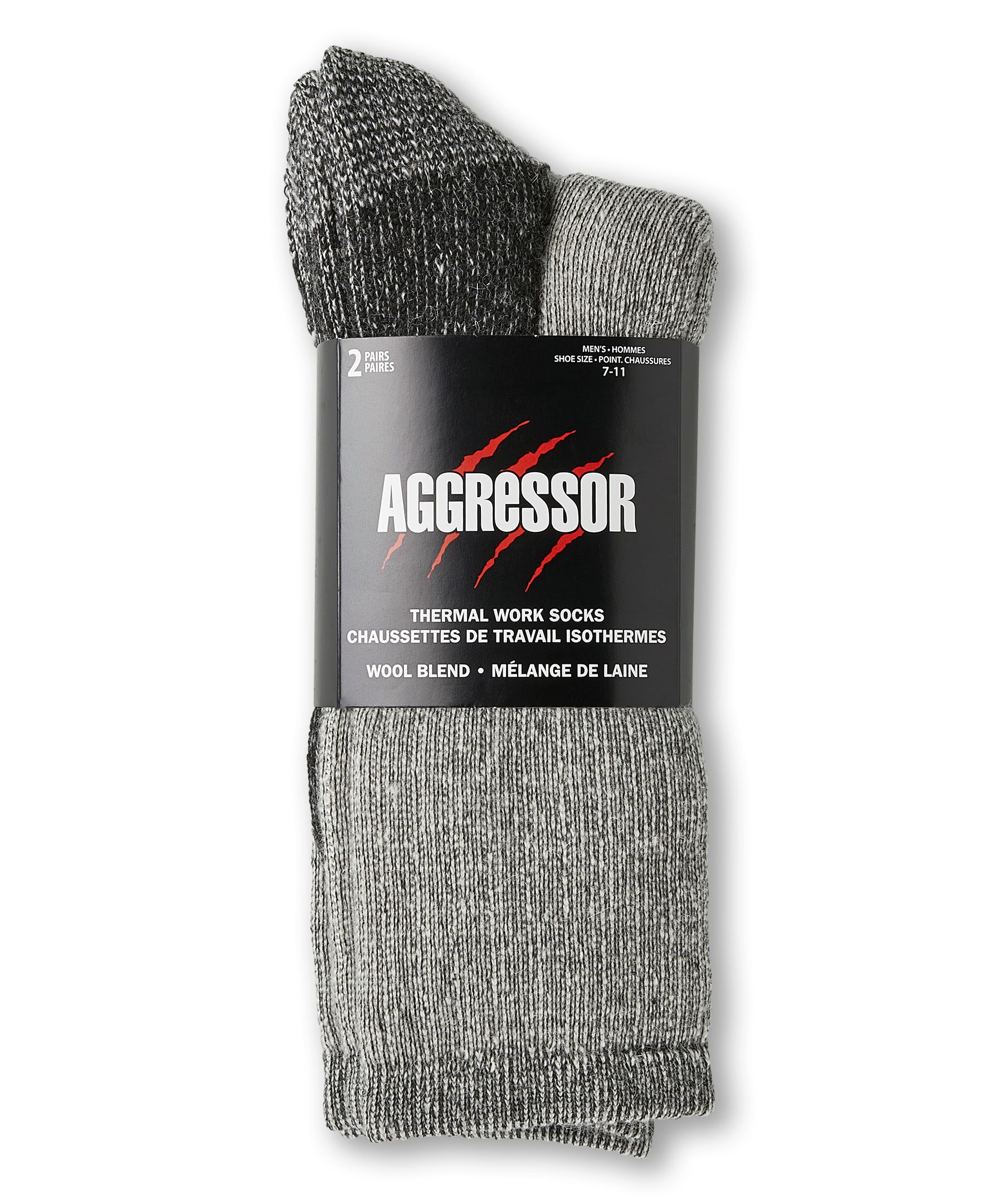 Chaussettes isothermes pour bottes pour hommes, Aggressor, paquet de 2&nbsp;paires