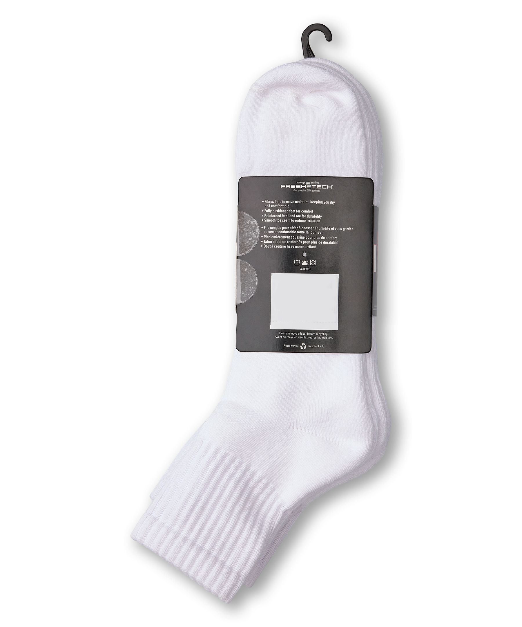 Mi-chaussettes sport pour hommes, Matrix, paquet de 3&nbsp;paires
