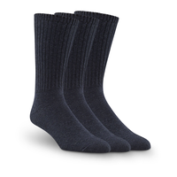 Chaussettes côtelées décontractées pour hommes, Denver Hayes, paquet de 3&nbsp;paires